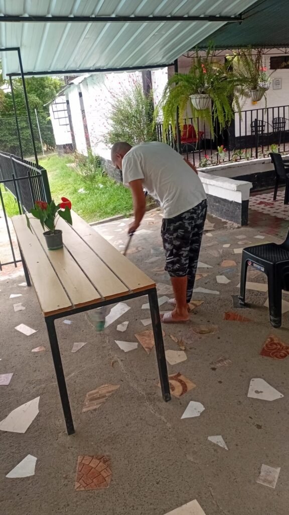 Bild från det dagliga arbetet med Lagom Colombia